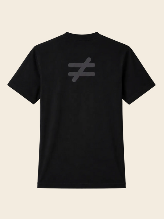 Black Impact Tee | First Layer | 100% Mercerised Cotton | 160-180 GSM
