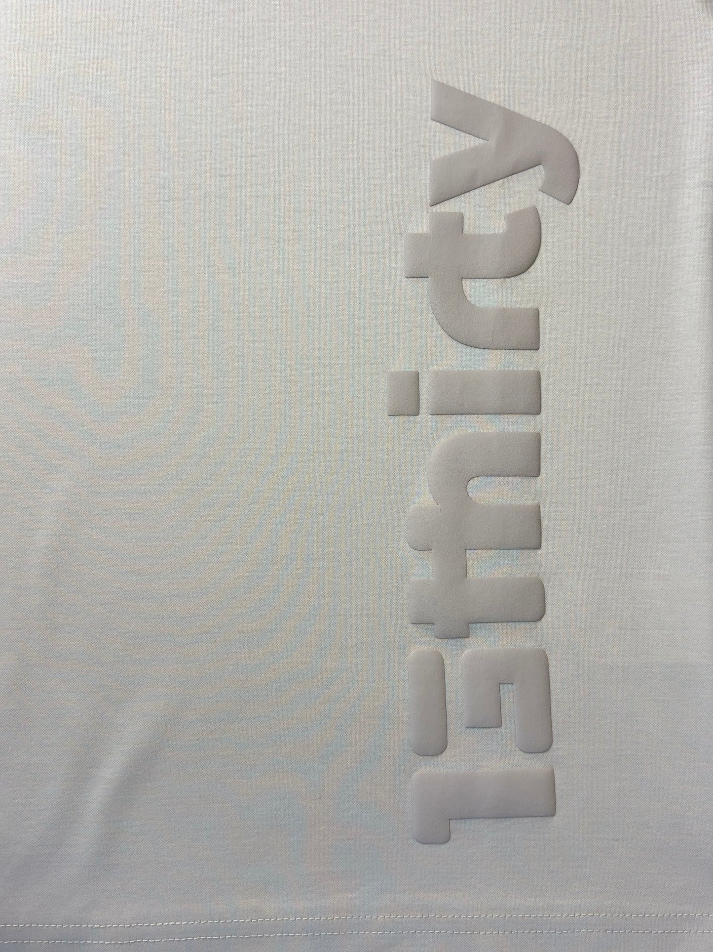 Beige Signal Tee lifestyle - 13THIRTY mercerised cotton tee worn by Indian young adult