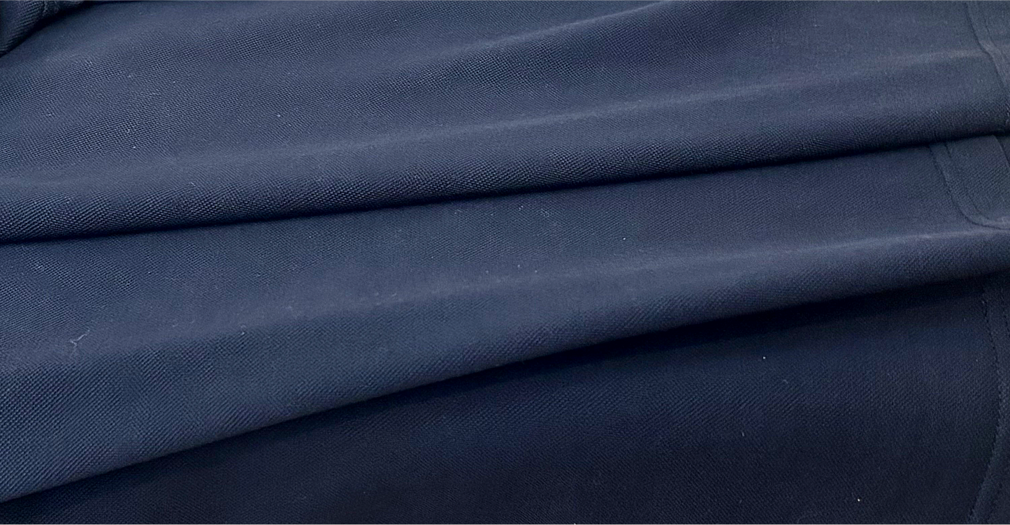 Navy Pique Polo | 100% Mercerised Cotton | 180 -190 GSM