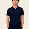Navy Blue Pique Polo Shirt – 100% Mercerised Cotton | 13thirtystudios