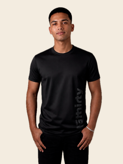 Black Impact Tee | 100% Mercerised Cotton | 160-180 GSM