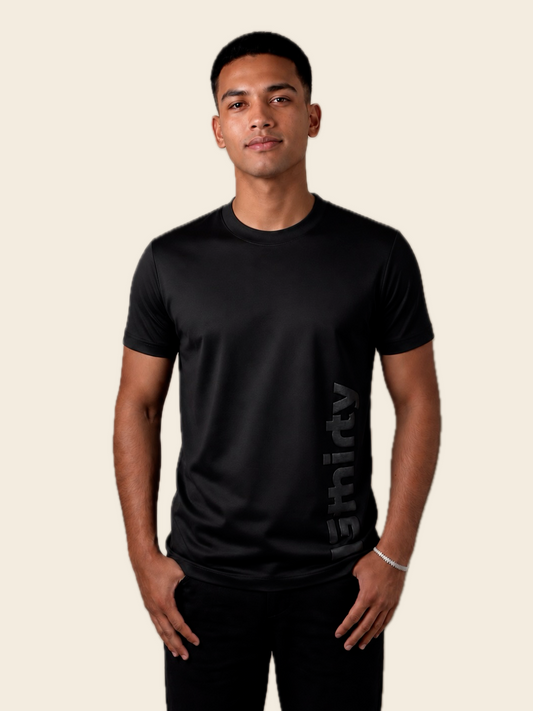 Black Impact Tee | 100% Mercerised Cotton | 160-180 GSM