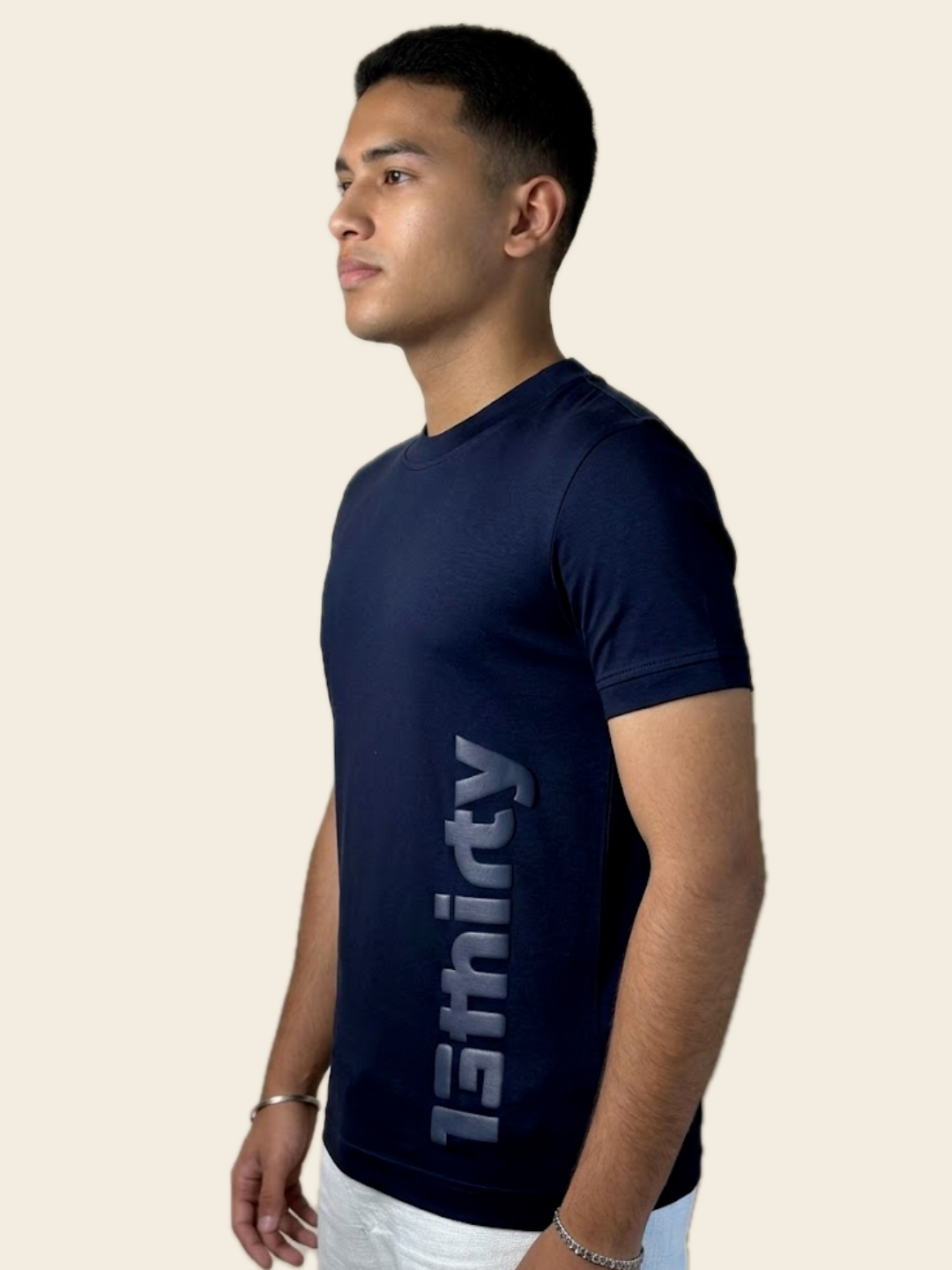 Navy Legacy Tee | First Layer | 100% Mercerised Cotton | 180-200 GSM