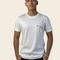 White Embroidered T-Shirt – 100% Mercerised Cotton | 13thirtystudios