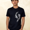 Black Koi Embroidered T-Shirt – Calm > Chaos | 13thirtystudios