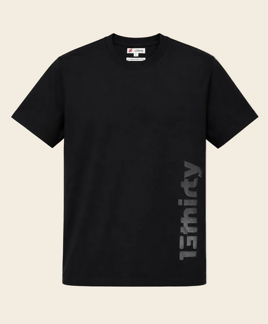 Black Impact Tee | First Layer | 100% Mercerised Cotton | 160-180 GSM