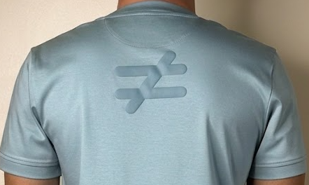 Ice Blue Element Tee  | 100% Mercerised Cotton | 180-200 GSM