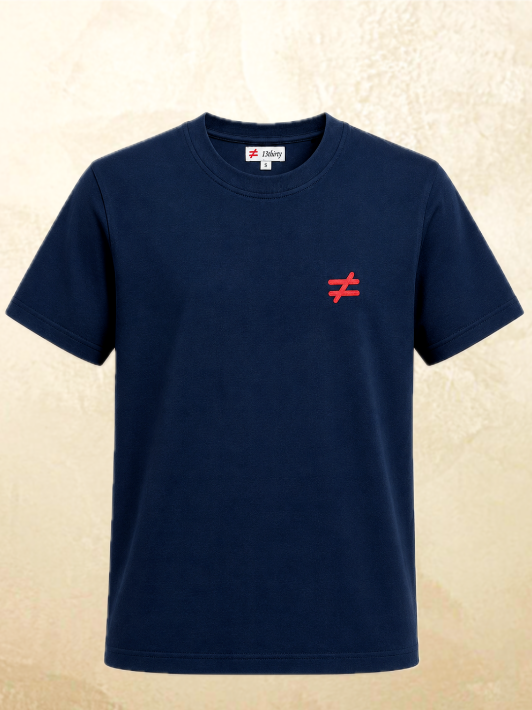 Navy dice graphic t-shirt Roll Different by 13THIRTY Studios, 100% cotton, view 6