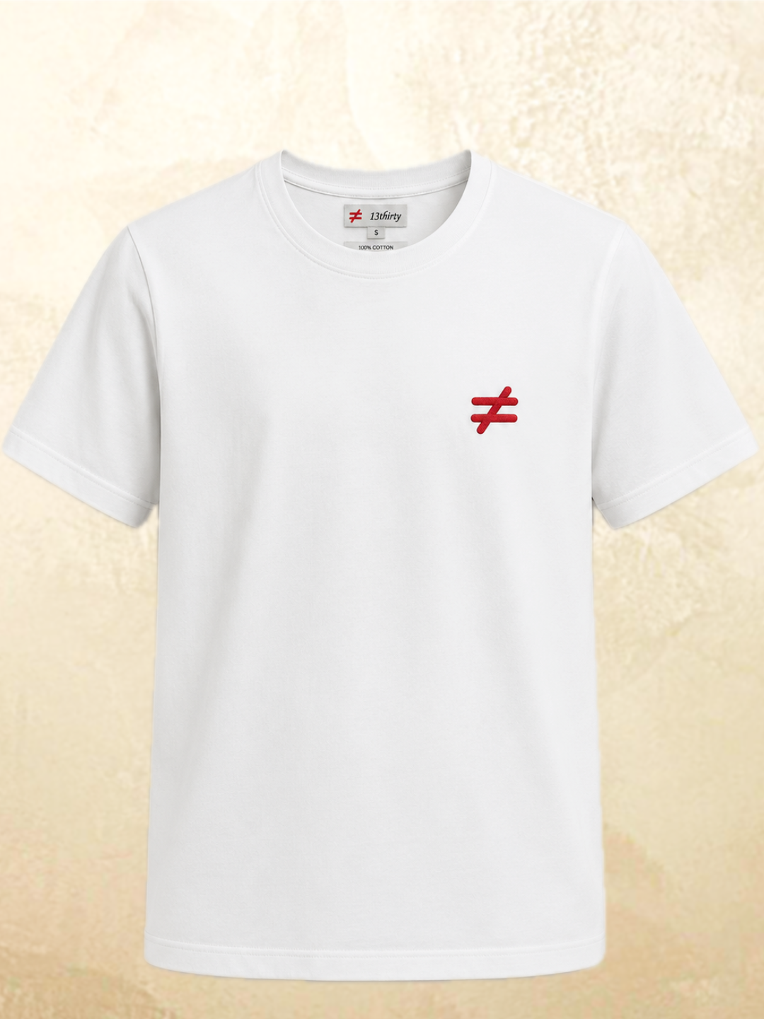 White dice graphic t-shirt Roll Different by 13THIRTY Studios, 100% cotton, view 7